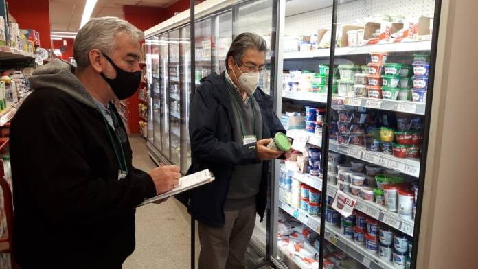 Control en supermercado