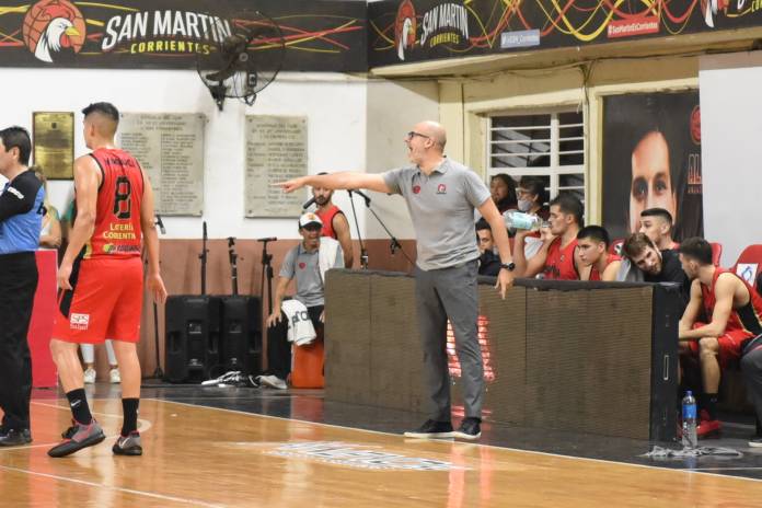 Liga Nacional 2021_22 - Cuartos de Final - Juego 3 - San Martin (2) v Gimnasia (CR) (1)