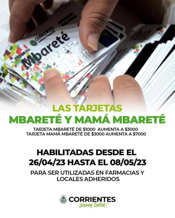 Tarjetas Mbareté