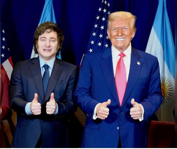 Milei Trump
