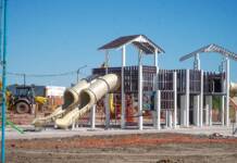 El Municipio activó un trabajo conjunto de mejoras integrales en calles y plazas del barrio Santa Catalina