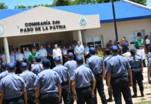 En Paso de la Patria, Valdés entregó 10 viviendas e inauguró una nueva Comisaría