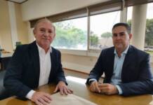 Traspaso ministerial: Irigoyen mantuvo una mesa de diálogo con Gaya