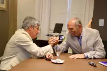 El ministro Emilio Lanari se reunió con el rector de la UNNE