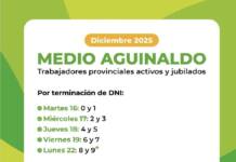 Aguinaldos: el Gobierno de Corrientes comunicó el cronograma de pagos para trabajadores provinciales activos y pasivos
