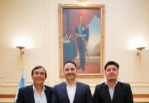 El gobernador Valdés recibió al intendente de Mantilla y ratificó el diálogo como eje de gestión