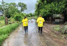 El Comando Operativo de Emergencias recorre zonas afectadas por el temporal