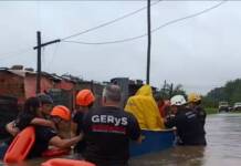Inundaciones: reconocen accionar de la Policía de Corrientes en el rescate de personas