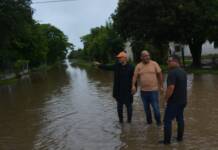 El ministro de Obras y Servicios Públicos recorrió municipios afectados por el temporal