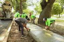 La Municipalidad ejecuta obras de recuperacióny puesta en valor del parque Mitre