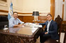 El gobernador Valdés se reunió con el ministro Irigoyen de Desarrollo Social