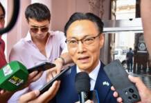 Valdés recibió al embajador de Corea en Casa de Gobierno