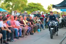 El Municipio impulsó una clínica de manejode motos con foco en la seguridad vial