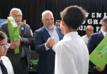 Polich acompañó al gobernador en lainauguración del nuevo edificio de la Escuela Hogar