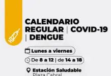 Salud Pública recomienda completar el calendario de vacunación