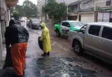 Lluvias: cuadrillas municipales realizaronintensos trabajos de limpieza de canales y sumideros