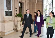 La Ministra de Educación superviso los protocolos de seguridad ante amenazas en colegios