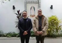 El gobernador JP Valdés visitó al Arzobispo de Corrientes