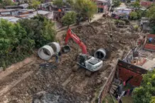El Municipio agiliza la reconstrucción y entubamientodel canal Santo Domingo, en el Sol de Mayo