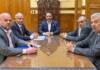 El Presidente del STJ y el Fiscal General se reunieron con el gobernador Juan Pablo Valdés