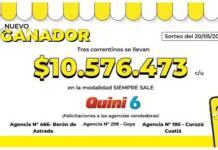 Tres nuevos ganadores del Quini 6 en Corrientes