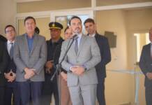 El gobernador Valdés inauguró la nueva comisaría de Parada Pucheta