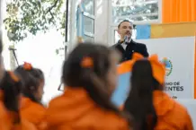 Gobernador inauguró un Jardín de Infantes en Villa Olivari