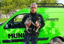 El Municipio rescató dos cachorros desnutridos tras una denuncia en el barrio Jardín
