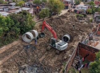 Balance de 6 meses: el Municipio ejecutó obras hídricas, viales, sanitarias y urbanas en toda la ciudad