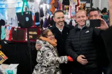 Valdés acompañó al pueblo de Ituzaingó en la fiesta patronal por San Juan Bautista
