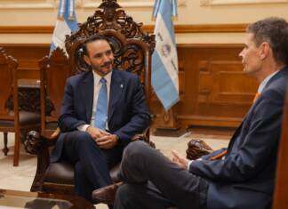 Valdés recibió al embajador de Austria y mostró el potencial del desarrollo correntino