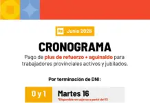 Provincia paga en simultáneo medio aguinaldo y Plus de Refuerzo de junio