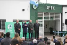 En el Barrio 17 de Agosto, Valdés inauguró oficinas de la DPEC y entregó nuevos vehículos para optimizar la atención