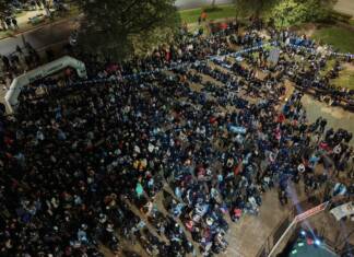 Otro gran éxito del Fan Fest municipal: una multitudalentó a la Selección y le puso calor al invierno
